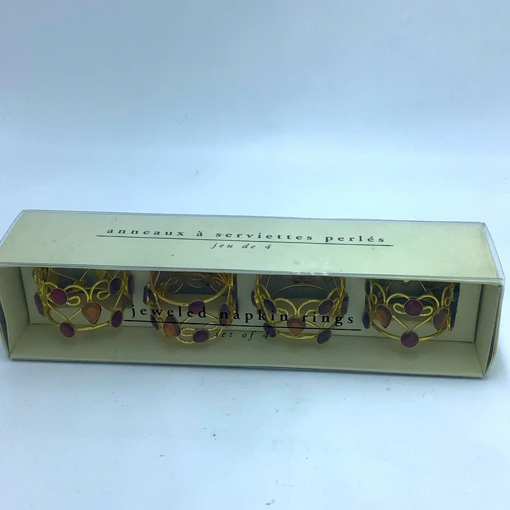 Pier 1 Imports Jeweled Napkin Rings